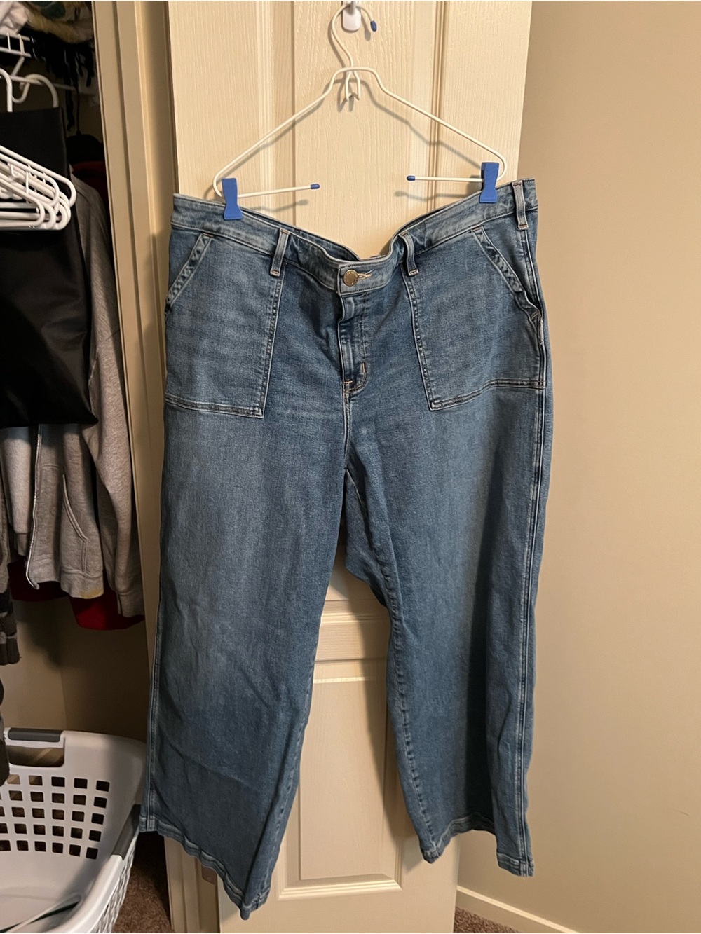 Lane Bryant Midwash Wide-Leg Jeans